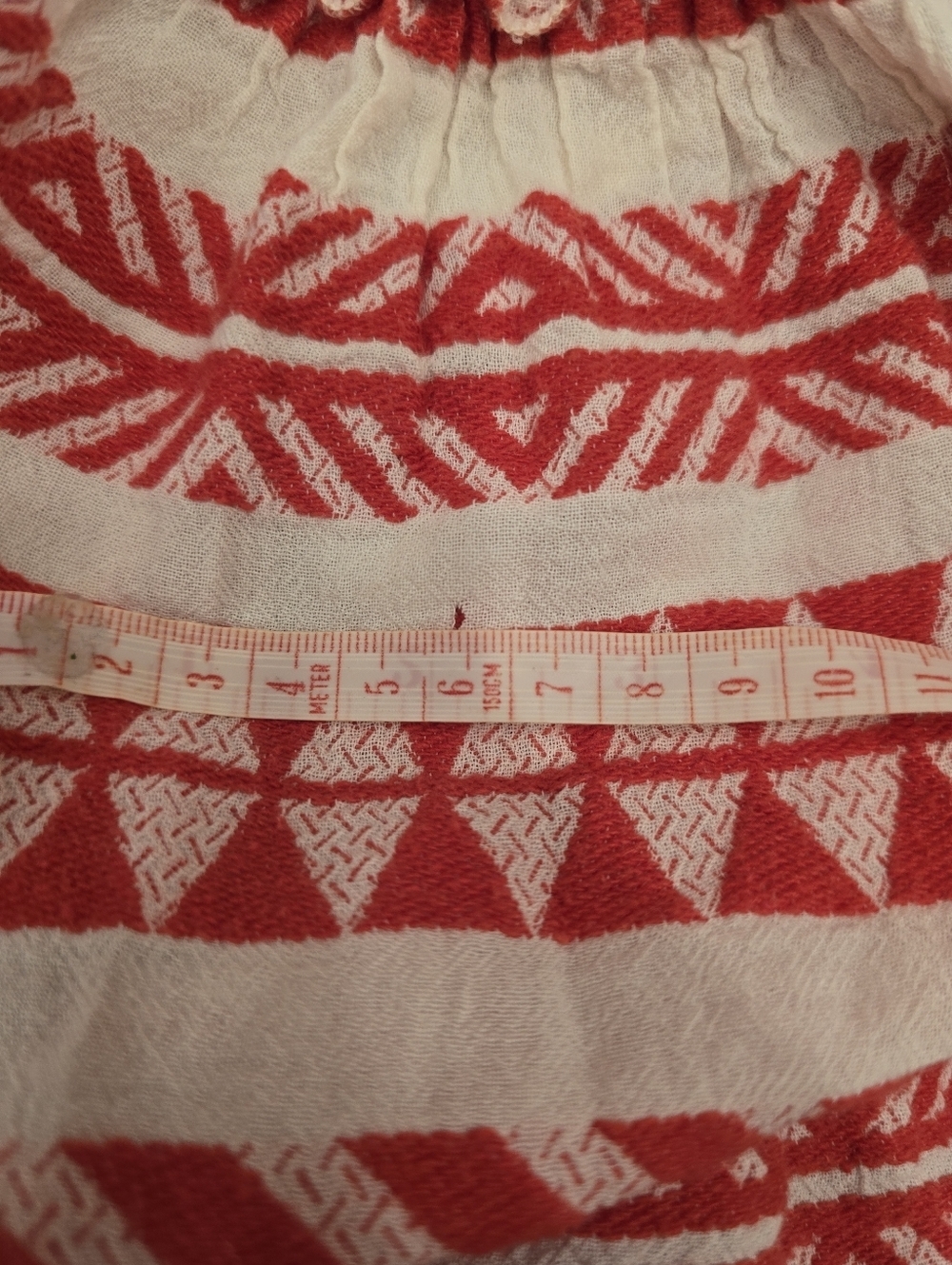 Devotion ELLA SHORT RED OFFWHITE Dress Tunic Small - Picture 8 of 11
